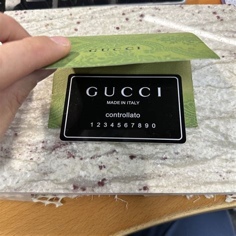 reddit fake gucci|Gucci authenticity card.